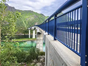 Concrete bridge spanning the Raftsund