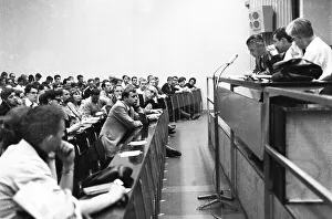 Congress of the student organisation SDS Sozialisischer Deutscher Studentenbund at the University of Frankfurt/M