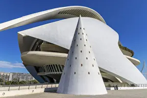 Conical decoration lined with white ceramic tiles