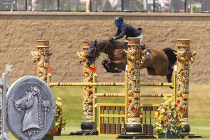 Conor Swail, from Ireland and riding Casturano