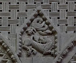 Consecrated in 1077, nave north arcades