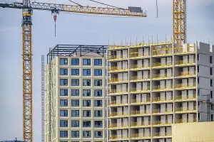 Construction of over 920 student flats at Cambridgelaan in the Science Park