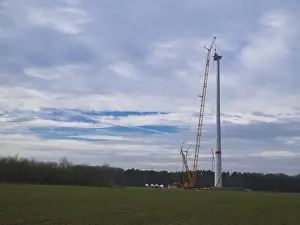 Construction of a new wind turbine