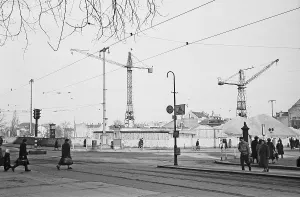 Construction site Opera, 1956-1959