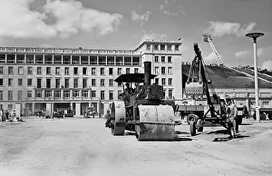 Last construction works at the Zentralstadion