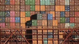 Container, Port of Hamburg, Hamburg, Germany