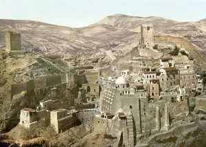 The convent, Mar-Saba, Holy Land