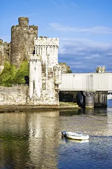 Conwy Castle over River Convy, Convy