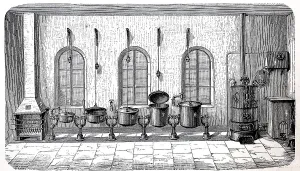 Cookers and Kitchen Machines 1895: Steam Kitchen by Egrot
