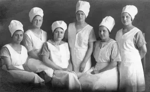 Six cooks, 1930s, Germany, Europe
