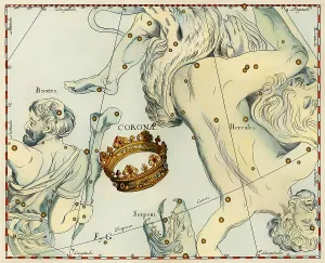 Corona boreal constellation of Northern Crown