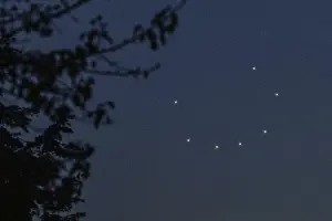Corona Borealis star constellation