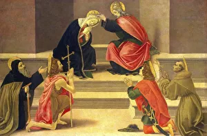 The Coronation Of The Virgin, Painting by Sandro Botticelli (1 March 1445)