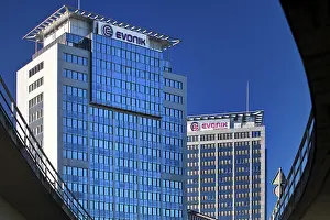 Corporate headquarters of Evonik Industries AG directly on the A40 motorway