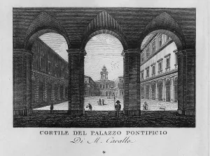 Cortile del palazzo pontificio