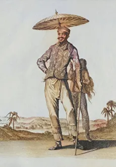 Costume, clothing, an Indian emissary from Bantham to the English court