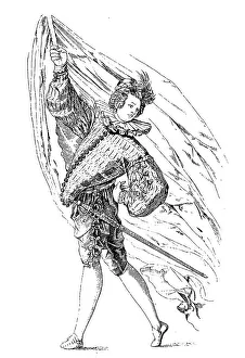 Costume with Panseron, La Polonaise