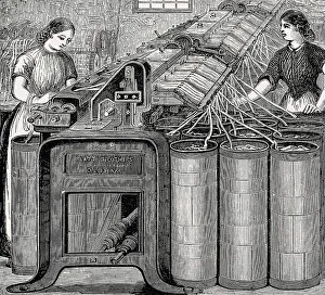 Cotton spinning at Walter Evans and Company