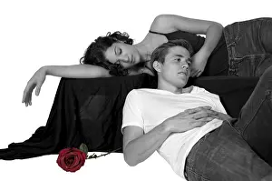 Couple in love man and a woman