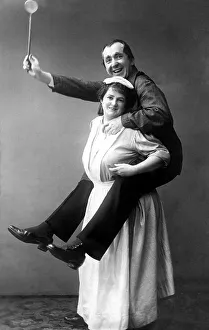 Couple, satire on man woman relationship