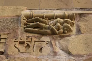 Couple sculpture Kandariya Mahadev temple