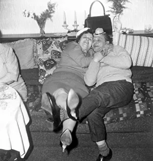 Couples, party in the fifties, presumably carnival