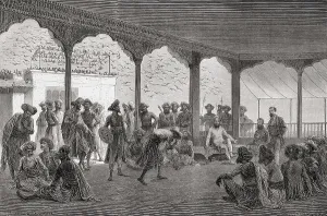 Court of Gaekwad Baroda, India, Asia
