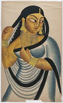 A courtesan, a woman available for love services in aristocratic or high bourgeois circles
