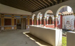 Courtyard corridor Commanding Officer's house