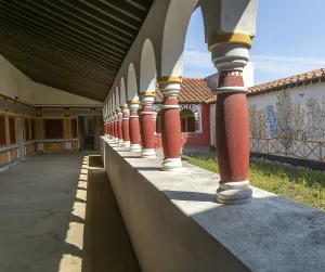 Courtyard corridor Commanding Officer's house