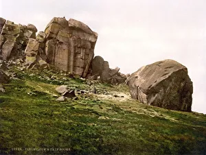 Cow and calf rocks, rocks, Ilkley