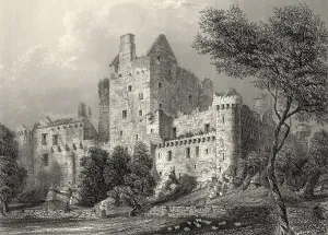 Craigmillar Castle, a ruined medieval castle in Edinburgh