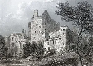 Craigmillar Castle, a ruined medieval castle in Edinburgh