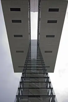 Crane house at Cologne's Rheinau harbour