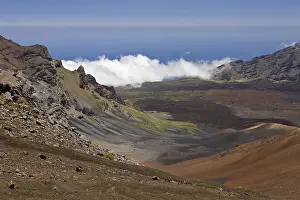 Crater of the Haleakala volcano