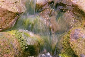 Creative curve and form flow of river water
