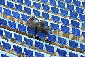 Category Historic EN Prints: Cricket fans at D Y Patil cricket stadium