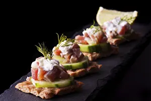 Crispbread with tuna