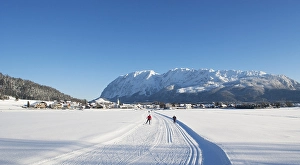 Category Mountain Landscapes Prints: Cross-country ski run, Bad Mitterndorf
