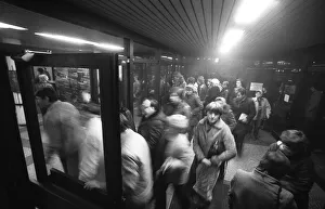 Crowd at the Dortmund Labour Office in the early hours of December 1981