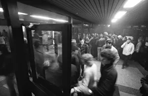 Crowd at the Dortmund Labour Office in the early hours of December 1981