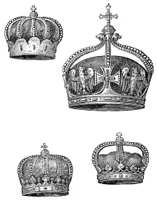 Crowns, Elector's hat, Crown of the German Crown Prince