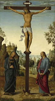 The Crucifixion of Jesus Christ with St