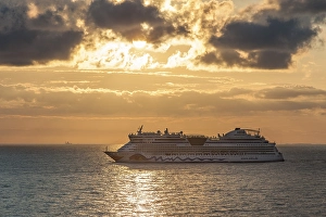 Cruise ship Aida on the Baltic Sea