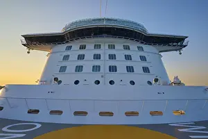 Cruise ship Mein Schiff 6, view from the hump to the bridge