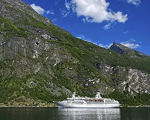 Cruise ship MS Astor in Geirangerfjord