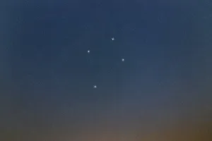Crux star constellation, Night sky