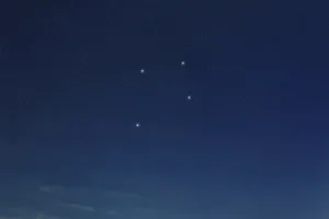 Crux star constellation, Night sky