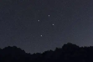 Crux star constellation, Night sky
