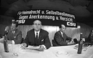 The CSU's election campaign in Munich in 1968-9 turned against the policies of the SPD/FDP coalition